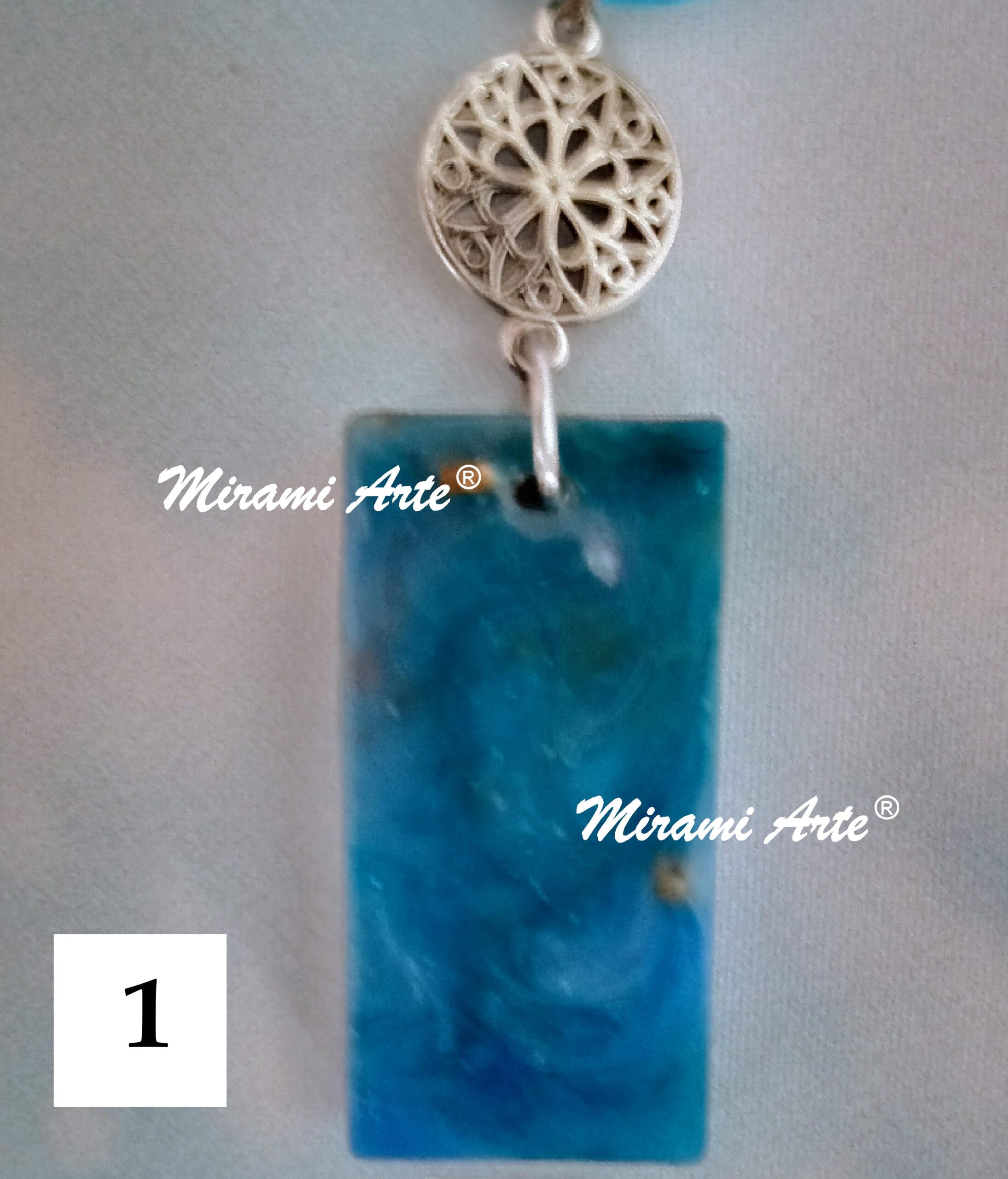 Colgante Nostalgias Playeras en Resina Transparente - Imagen 4