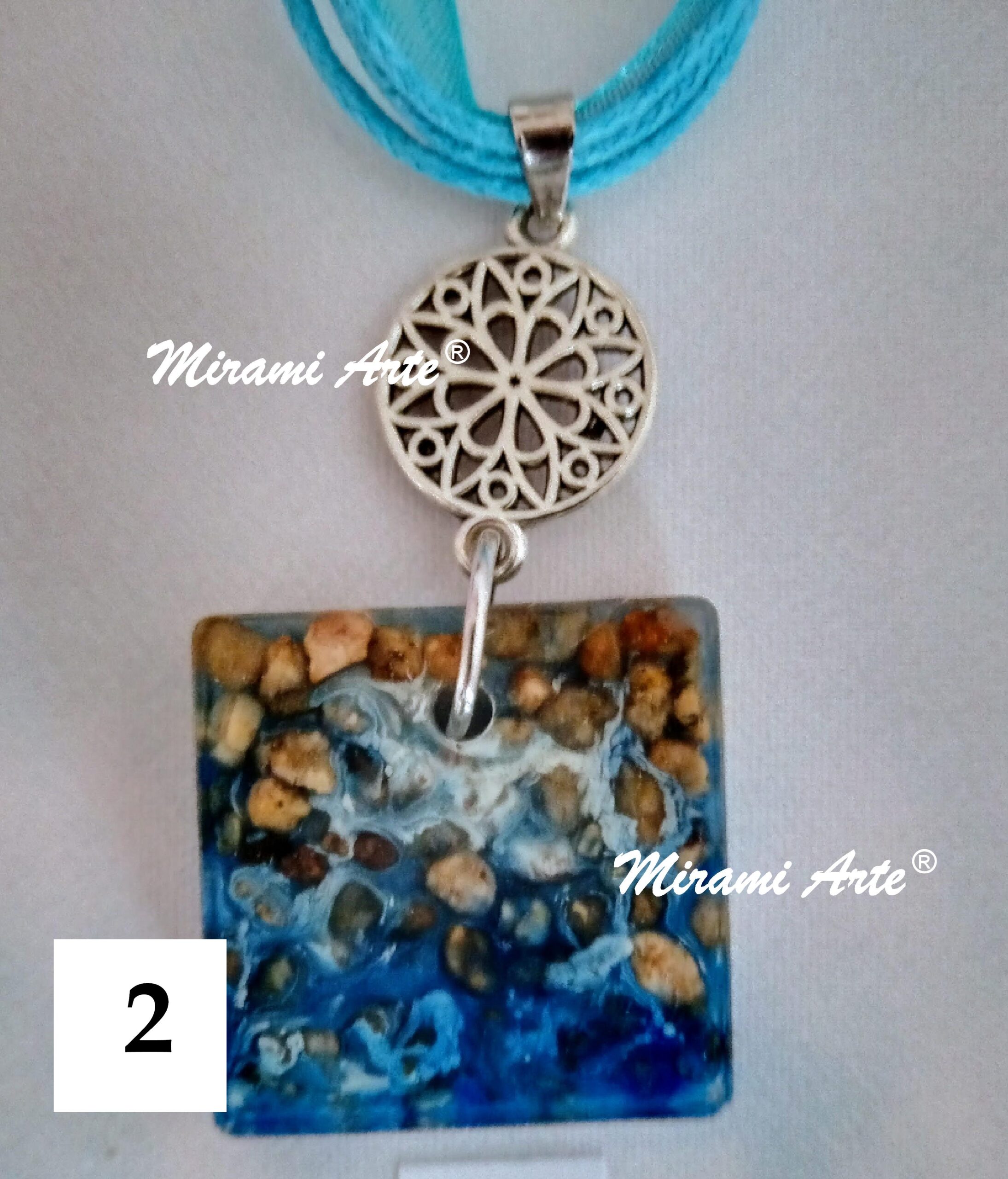 Colgante Nostalgias Playeras en Resina Transparente - Imagen 5