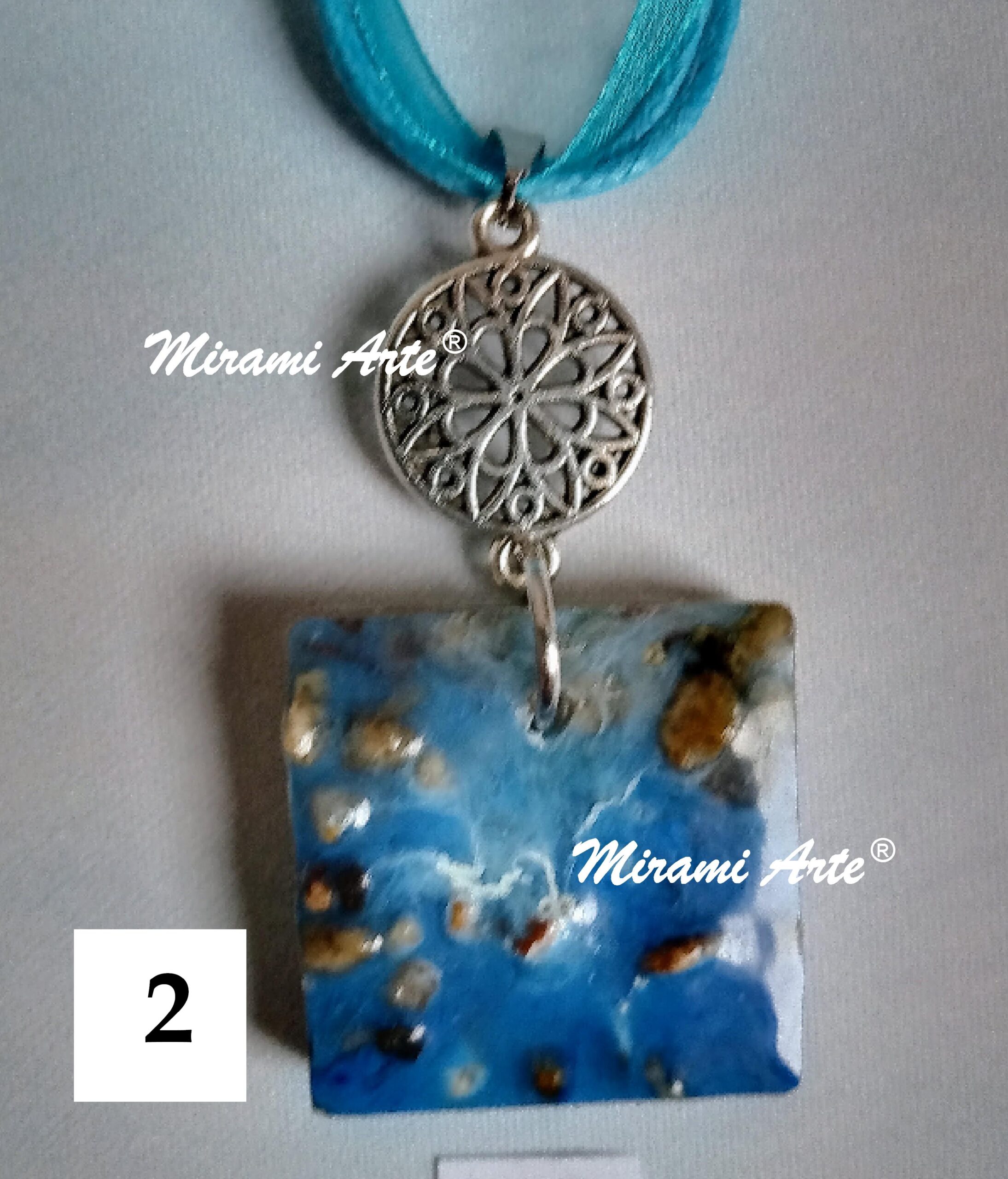 Colgante Nostalgias Playeras en Resina Transparente - Imagen 6