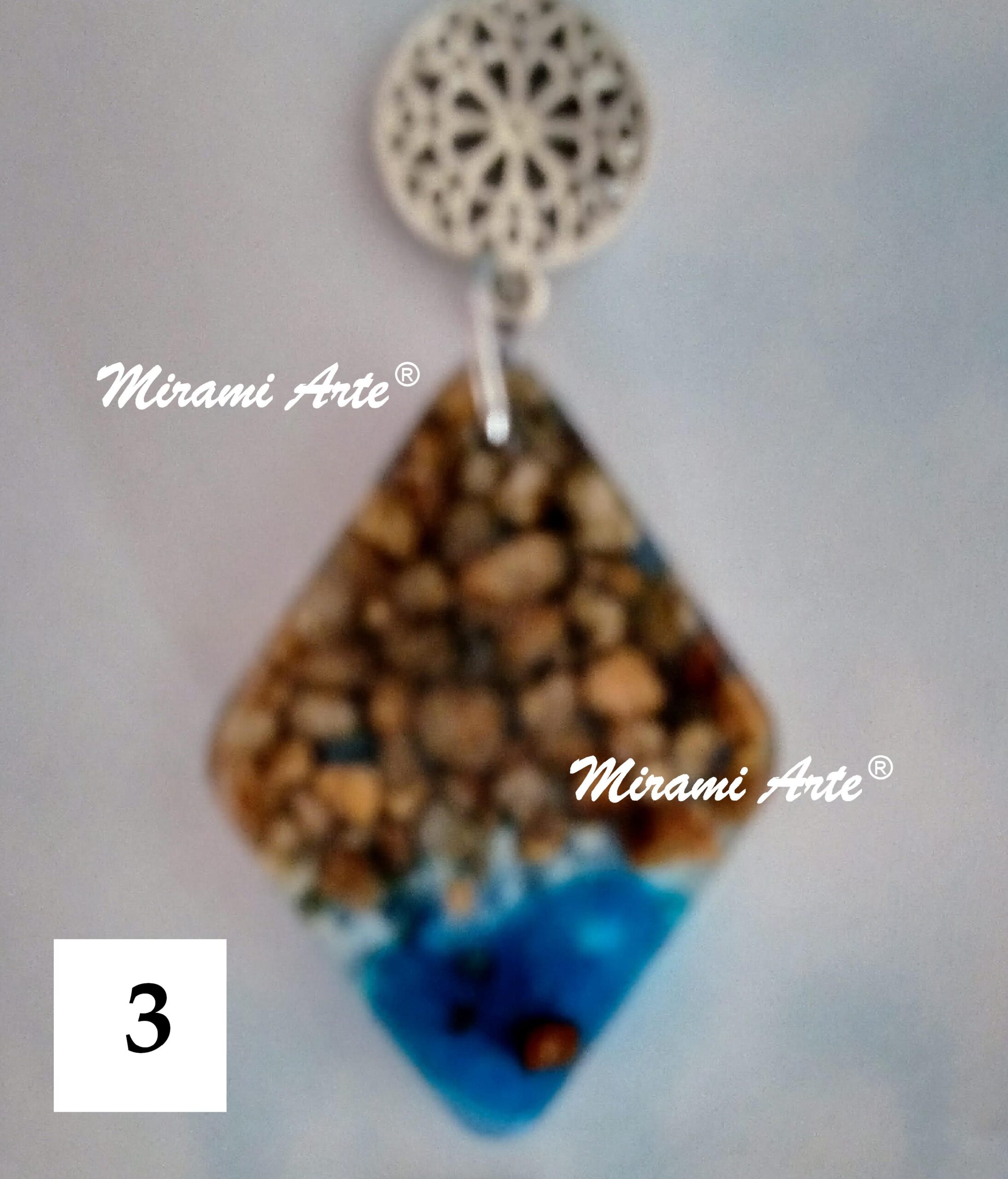 Colgante Nostalgias Playeras en Resina Transparente - Imagen 7