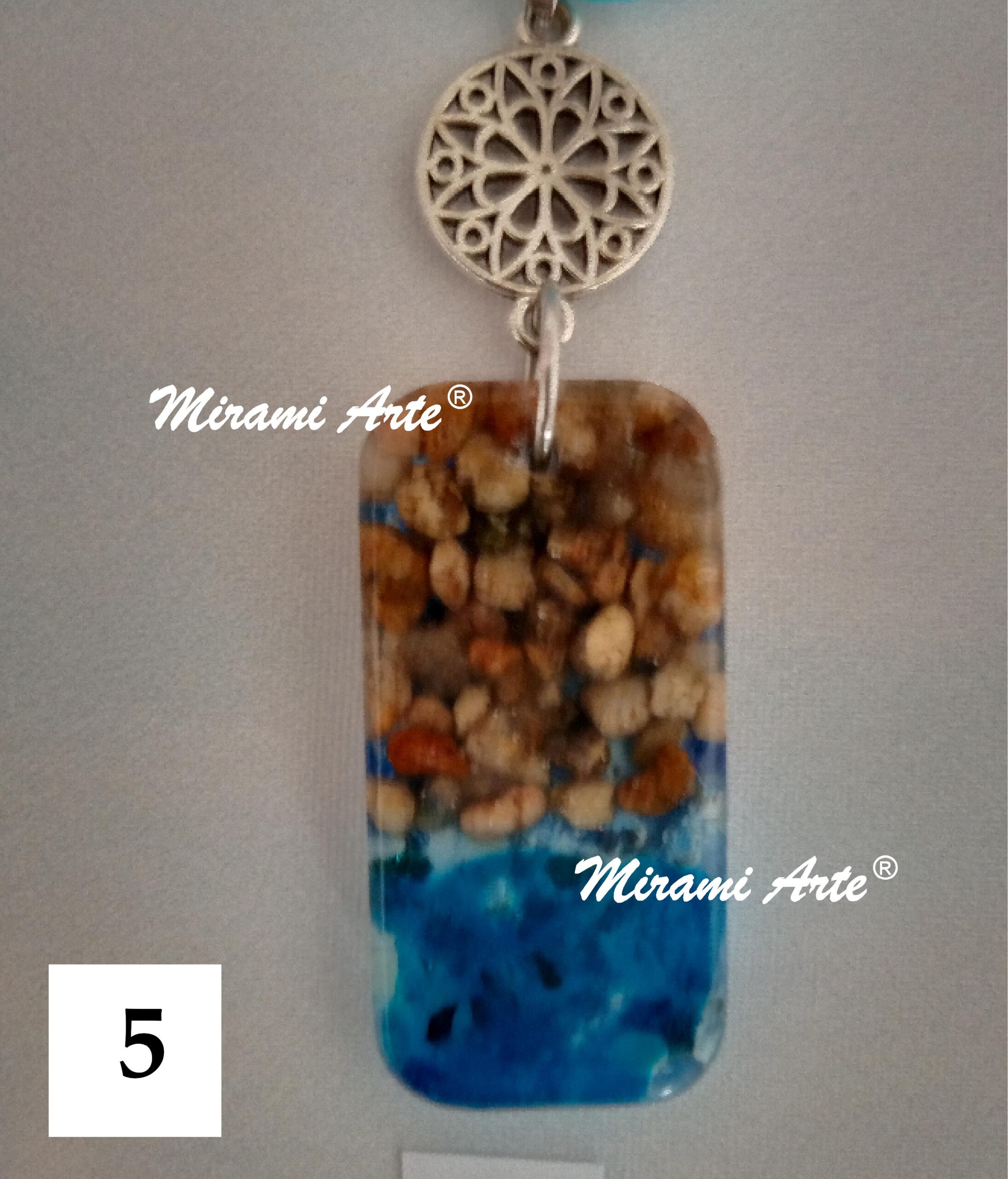 Colgante Nostalgias Playeras en Resina Transparente - Imagen 11