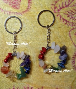 Llavero Piedras 7 Chakras